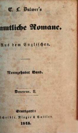 Devereux : ein Roman, 2