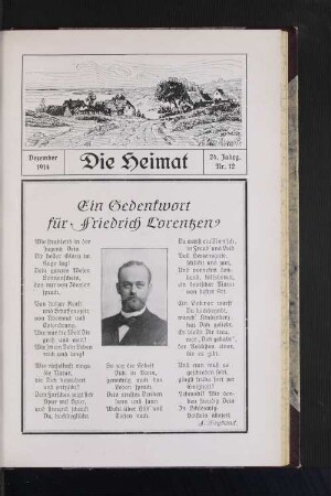 Dezember 1914, 24. Jahrg. Nr. 12