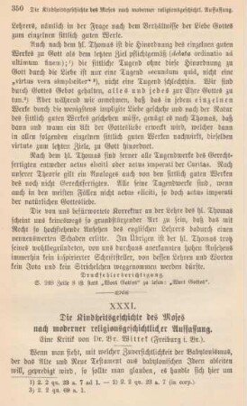 350-359 Die Kindheitsgeschichte des Moses nach moderner religionsgeschichtlicher Auffassung
