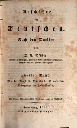 Geschichte der Teutschen : nach den Quellen