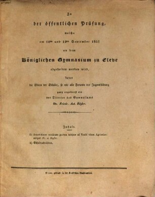 Annotationes maximam partem criticae ad Taciti vitam Agricolae