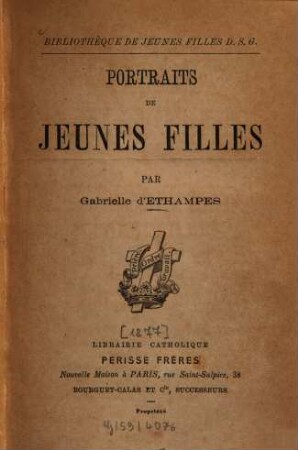 Portraits de jeunes filles