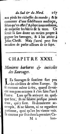 Manieres barbares, ] inciviles des Sauvages