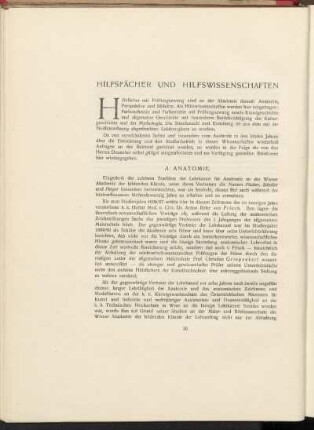 Hilfsfächer und Hilfswissenschaften