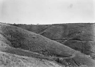 Hügelige Landschaft : Blick in eine Hügellandschaft.