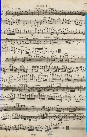 Thème avec variations en quatuor : pour le violon avec accompagnement d'un 2. violon, alto & violoncelle ; Op. 17 No. 1