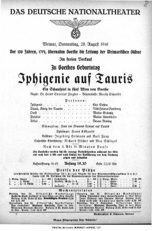 Iphigenie auf Tauris