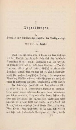 179-212 Beiträge zur Entwicklungsgeschichte der Predigtanlage