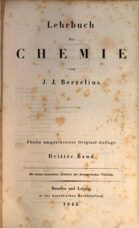 Lehrbuch der Chemie, 3