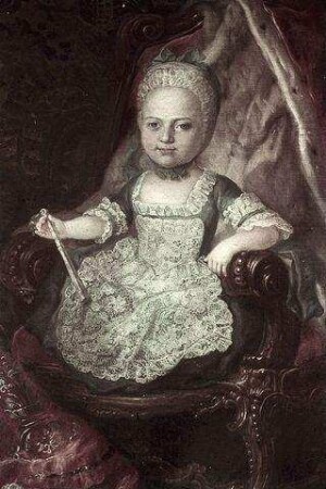 Prinzessin Maria Theresia von Sizilien, spätere Kaiserin und Prinzessin Maria Ludovica von Sizilien, spätere Großherzogin von Toskana