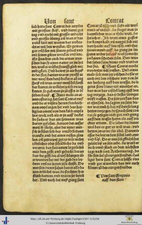 Von sant Gregorio auff dem stain
