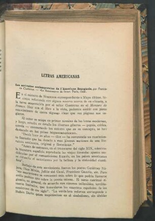 Letras américanas