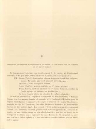 II. Composition, organisation et ressources de la mission ...