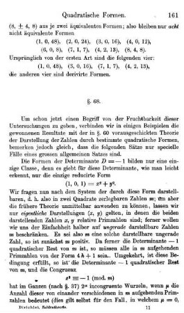 §. 68. Zerlegung der Zahlen in zwei Quadratzahlen