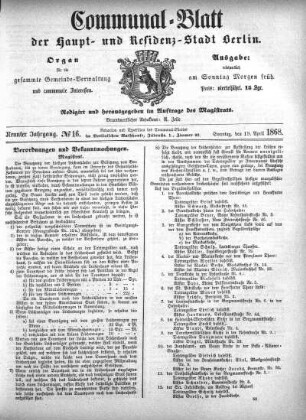 1868,16: No. 16, 19. April 1868