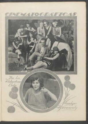 Cinematográficas - [Fotografías] : "De la Robertson Cole"[y retrato de] Madge Kennedy