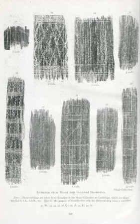 Rubbings from Besisi and Blandas blowpipes