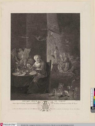 DEPART POUR LE SABAT [Abflug zum Hexensabbat; Ausfahrt der Hexen]