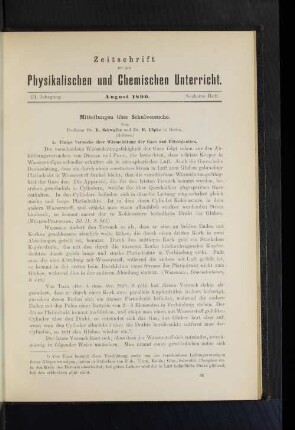 III. Jahrgang. August 1890. Sechstes Heft.