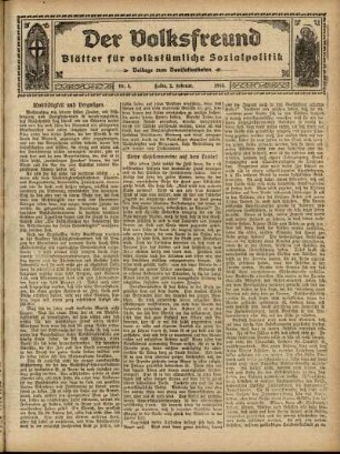 Ausgabe vom Sonntag, den 02. Februar 1913.