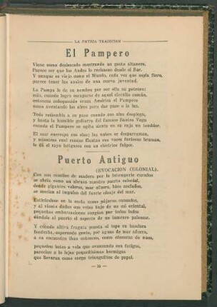 Puerto Antiguo : (Evocación colonial).