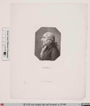 Bildnis Christian Garve