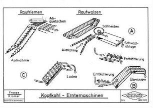 Kopfkohl-Erntemaschine