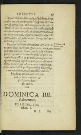 Dominica IIII. Adventus.