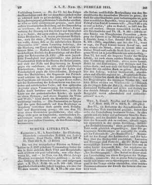 Bechstein, L.: Der Fürstentag. Historisch-romantisches Zeitbild aus dem 16. Jahrhundert. T. 1-2. Frankfurt am Main: Sauerländer 1834