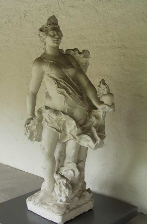 Venus mit brennendem Herzen