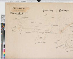 Bredelar (Marsberg), Rentensache Bredelar, Übersichtskarte
