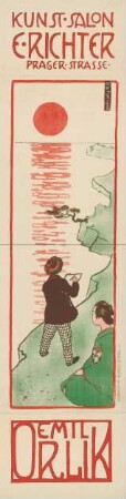 Kunstsalon E. Richter Prager Strasse Emil Orlik