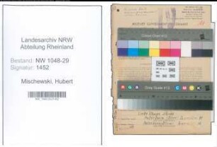 Entnazifizierung Hubert Mischewski , geb. 21.02.1907 (Beamter)