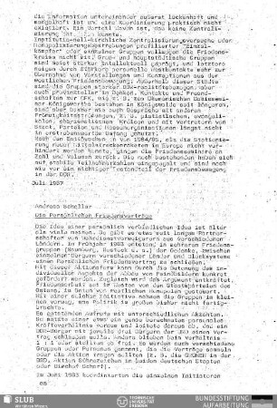 Die Persönlichen Friedensverträge