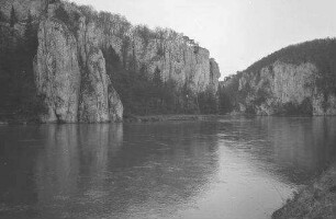 Weltenburg: Donaudurchbruch, Felspartien bei Weltenburg
