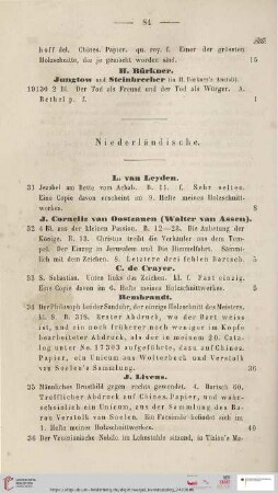 Niederländische (Nr. 31 - 40)