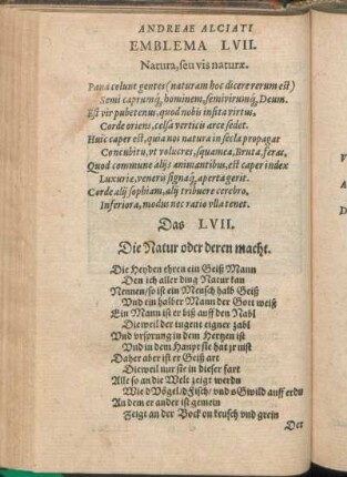 Emblema LVII. Natura, seu vis naturæ.