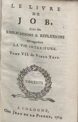 Les Livres De L´Ancien Testament. - 7. Le Livre De Job