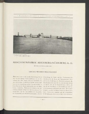 Maschinenfabrik Augsburg-Nürnberg A.-G. Werk Gustavsburg