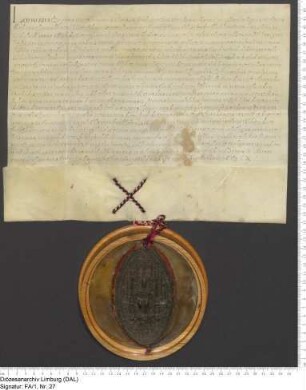 Verleihung des Archidiakonats an Joh. Wilh. Nusman von Namedy