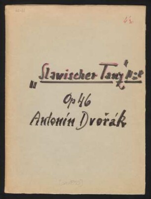 "Slawischer Tanz" No. 8 : op. 46
