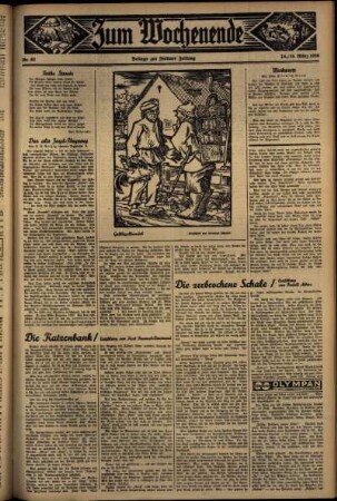 Zweite Ausgabe vom Samstag, den 14. März 1936.