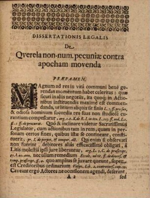 Christo Benedicente & Indultu atque Authoritate Magnifici JCtorum Ordinis, Disputationem Juridicam De Qverela Non-Numeratæ Pecuniæ contra Apocham movenda, Sub Præsidio Friderici Philippi, Lips. ... Ad d. X. Aprilis Anno M.DC.LXXXIV. In Inclyta ac Florentissima hac Philuréa ... P.P. Christianus Bütnerus, Hirschb. Sil. Autor