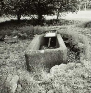 Unterlauterbach, Kr. Auerbach, Wassertrog
