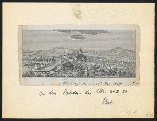 Tübingen : Lithographie