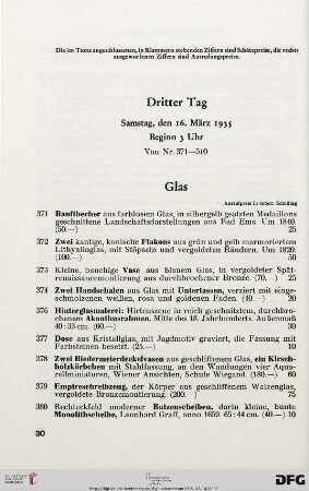 Glas (Nr. 371-395)