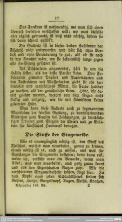 Die Stoffe der Eingeweide