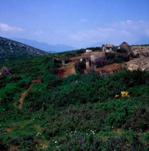 Vlachenhütten in der Macchia bei Orchomenos