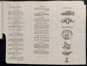 Tab. III. Hebräische Schriften