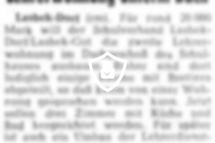 Lehrerwohnung unterm Dach